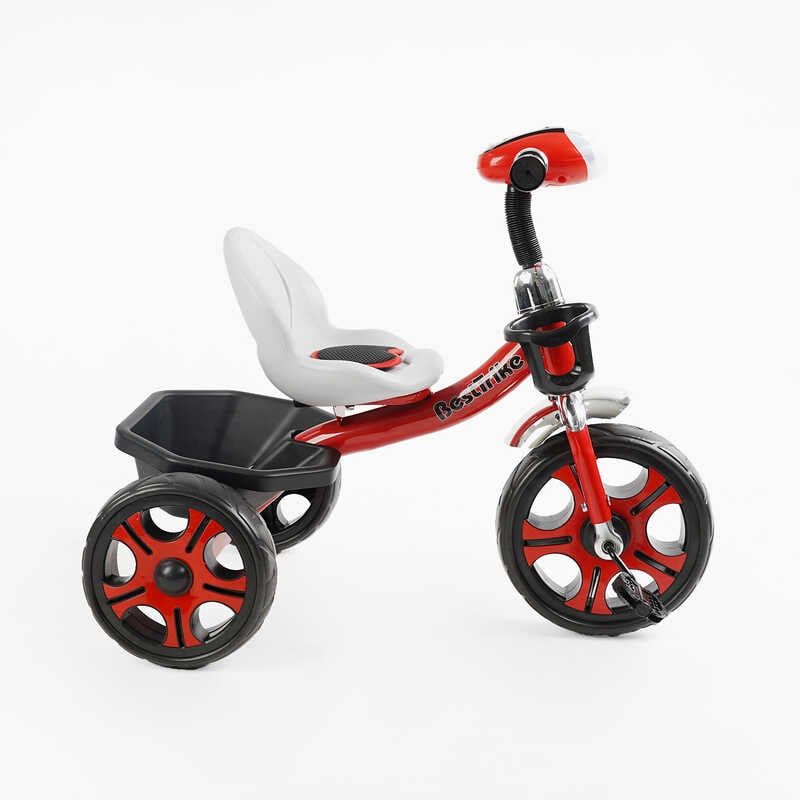 Велосипед 3-х колісний BS-21505 Best Trike (1) колеса EVA переднє 12’’, заднє 10’’, сталева рама, фара з музикою та світлом, кошик, в коробці фото 2 Велосипед 3-х колісний BS-21505 Best Trike (1) колеса EVA переднє 12’’, заднє 10’’, сталева рама, фара з музикою та світлом, кошик, в коробці фото 2