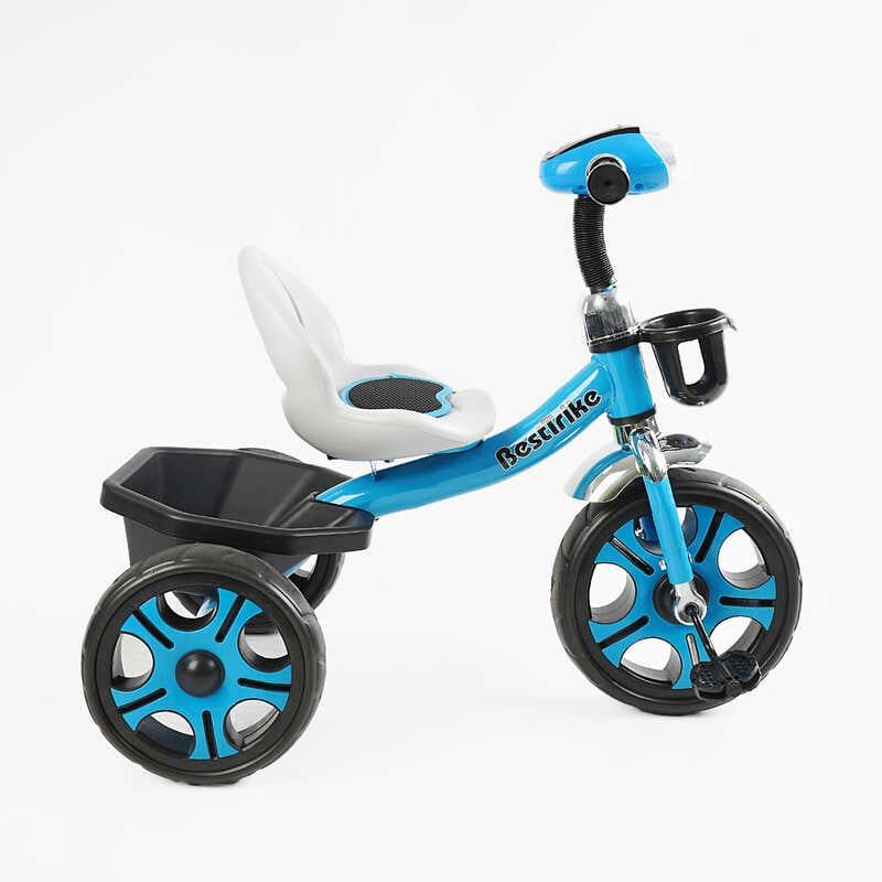 Велосипед 3-х колісний BS-24513 Best Trike (1) колеса EVA переднє 12’’, заднє 10’’, сталева рама, фара з музикою та світлом, кошик, в коробці фото 2 Велосипед 3-х колісний BS-24513 Best Trike (1) колеса EVA переднє 12’’, заднє 10’’, сталева рама, фара з музикою та світлом, кошик, в коробці фото 2