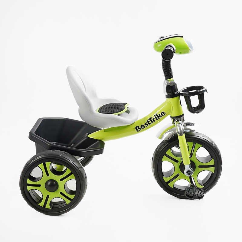 Велосипед 3-х колісний BS-25084 Best Trike (1) колеса EVA переднє 12’’, заднє 10’’, сталева рама, фара з музикою та світлом, кошик, в коробці фото 2 Велосипед 3-х колісний BS-25084 Best Trike (1) колеса EVA переднє 12’’, заднє 10’’, сталева рама, фара з музикою та світлом, кошик, в коробці фото 2