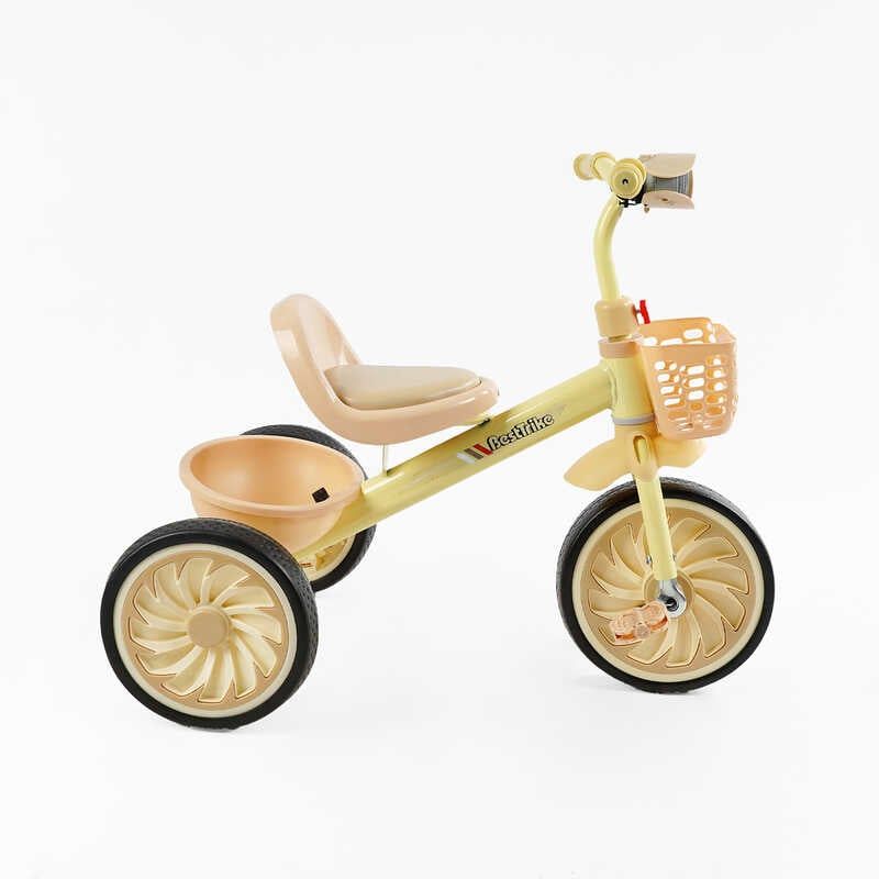Велосипед 3-х колісний BS-33260 Best Trike (1) колеса EVA переднє 12’’, заднє 10’’, сталева рама, УКР. ОЗВУЧУВАННЯ, світло, 2 кошики, в коробці фото 2 Велосипед 3-х колісний BS-33260 Best Trike (1) колеса EVA переднє 12’’, заднє 10’’, сталева рама, УКР. ОЗВУЧУВАННЯ, світло, 2 кошики, в коробці фото 2