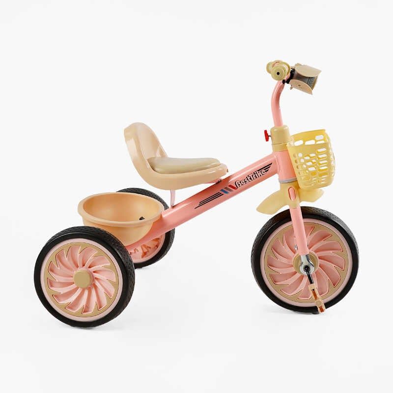 Велосипед 3-х колісний BS-34944 Best Trike (1) колеса EVA переднє 12’’, заднє 10’’, сталева рама, УКР. ОЗВУЧУВАННЯ, світло, 2 кошики, в коробці фото 2 Велосипед 3-х колісний BS-34944 Best Trike (1) колеса EVA переднє 12’’, заднє 10’’, сталева рама, УКР. ОЗВУЧУВАННЯ, світло, 2 кошики, в коробці фото 2
