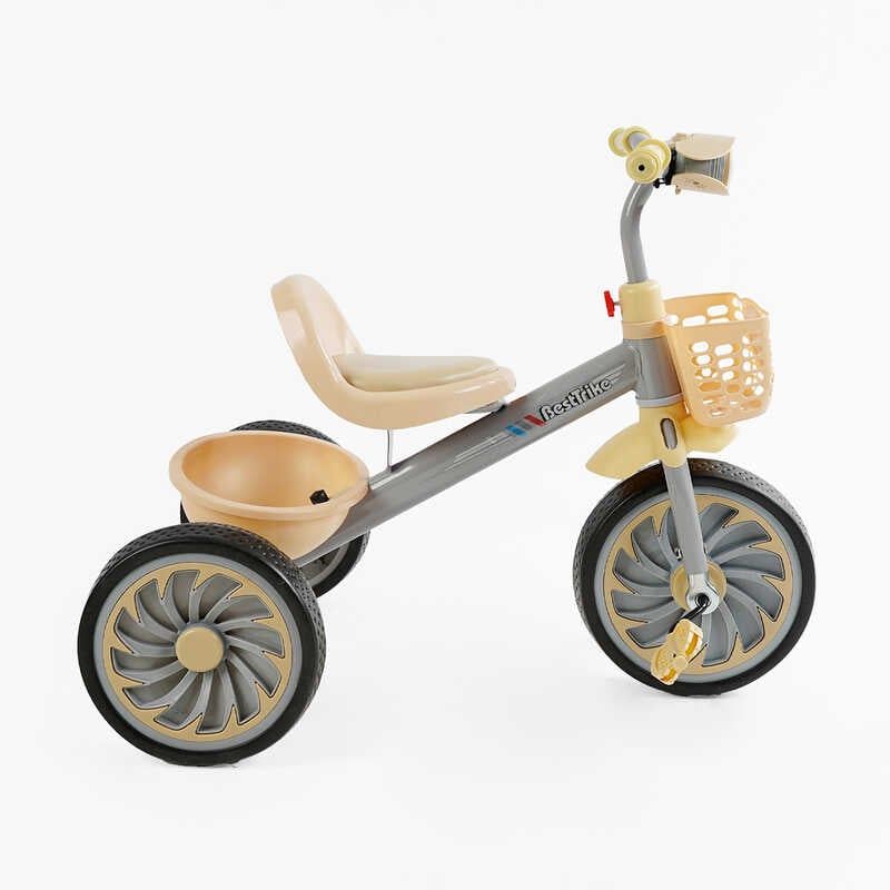 Велосипед 3-х колісний BS-35761 Best Trike (1) колеса EVA переднє 12’’, заднє 10’’, сталева рама, УКР. ОЗВУЧУВАННЯ, світло, 2 кошики, в коробці фото 2 Велосипед 3-х колісний BS-35761 Best Trike (1) колеса EVA переднє 12’’, заднє 10’’, сталева рама, УКР. ОЗВУЧУВАННЯ, світло, 2 кошики, в коробці фото 2