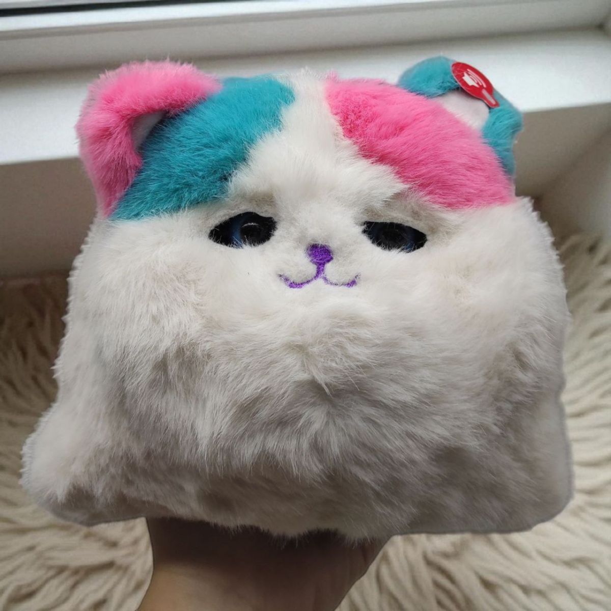 М`яка іграшка FLUFF PETS (БІЛО-РАЙДУЖНА) фото 2 М`яка іграшка FLUFF PETS (БІЛО-РАЙДУЖНА) фото 2
