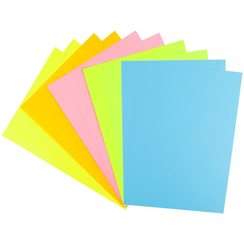 Папір кольор. неон. (10арк/5кол), A4 HW фото 2 Папір кольор. неон. (10арк/5кол), A4 HW фото 2