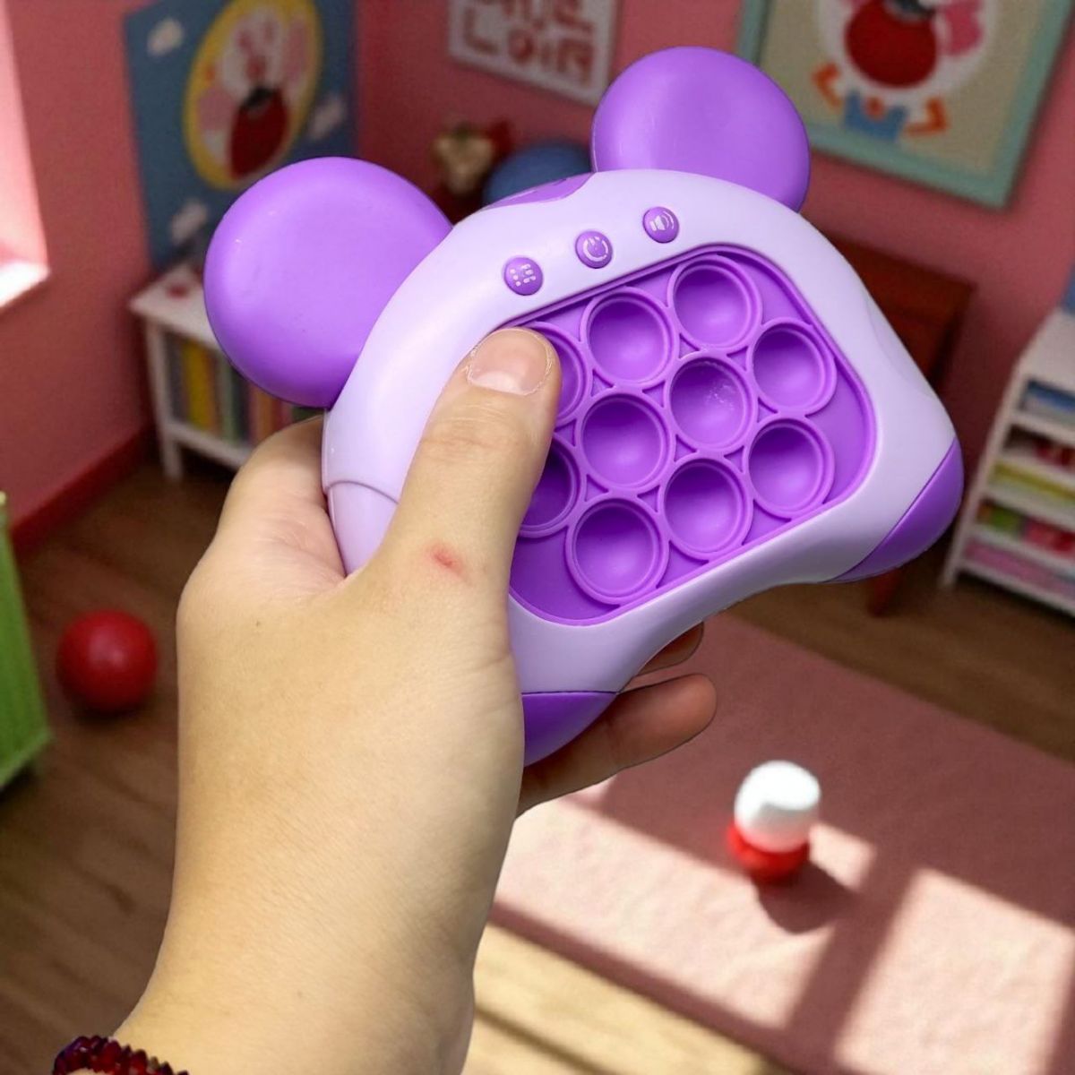 Електронна гра "Finger Press Pop-It Console" чорно-біла фото 2 Електронна гра "Finger Press Pop-It Console" чорно-біла фото 2