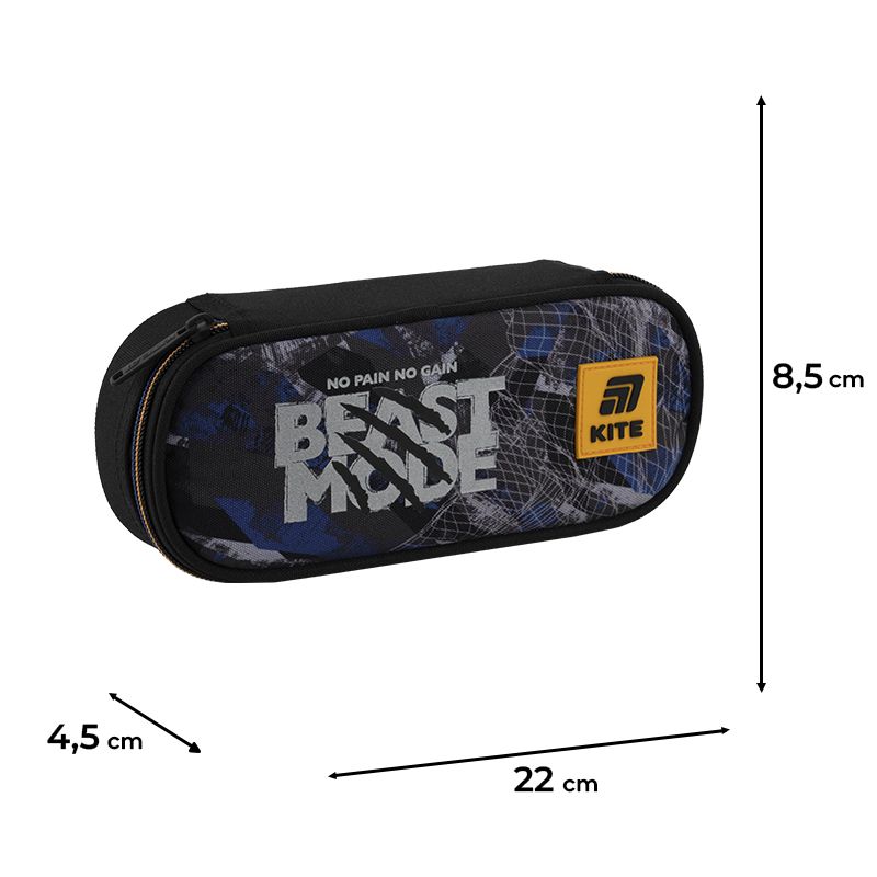 Пенал Kite 599 Beast mode фото 2 Пенал Kite 599 Beast mode фото 2