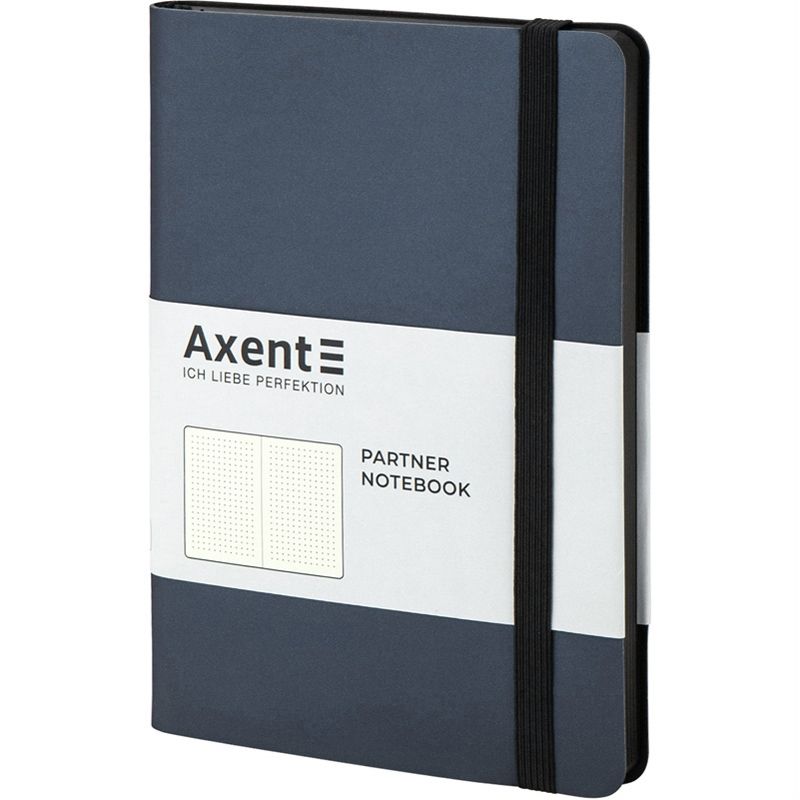 Книга записна Partner Soft, 125*195, 96арк, крап, сріб. -син фото 2 Книга записна Partner Soft, 125*195, 96арк, крап, сріб. -син фото 2