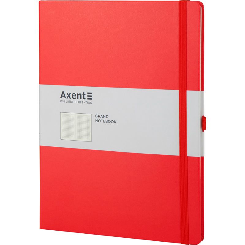 Книга записна Partner Grand, 210*295, 100 арк, кліт, червона фото 2 Книга записна Partner Grand, 210*295, 100 арк, кліт, червона фото 2