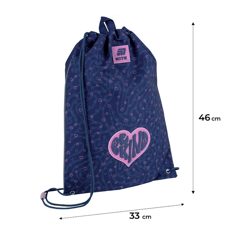 Сумка для взуття Kite 600M Be Kind фото 2 Сумка для взуття Kite 600M Be Kind фото 2