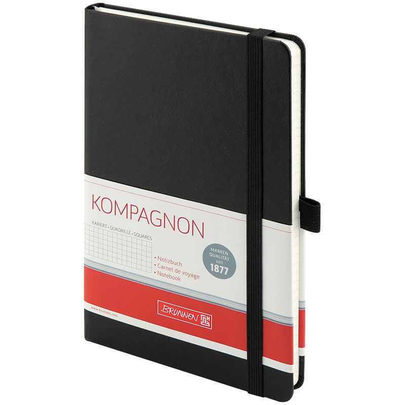 Книга записна Компаньйон чорн.  А5 клітинка  фото 2