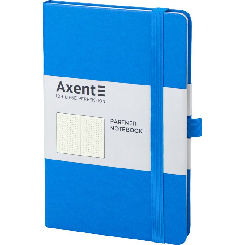 Книга записна Partner, 125*195, 96арк, крап, блакитна фото 2 Книга записна Partner, 125*195, 96арк, крап, блакитна фото 2