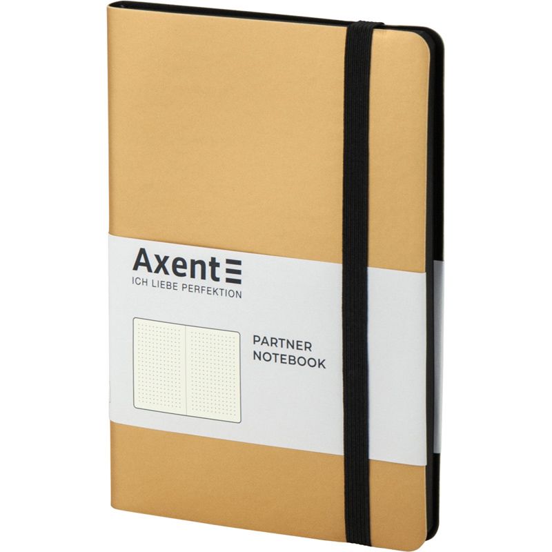 Книга записна Partner Soft, 125*195, 96арк, крап, золотиста фото 2 Книга записна Partner Soft, 125*195, 96арк, крап, золотиста фото 2