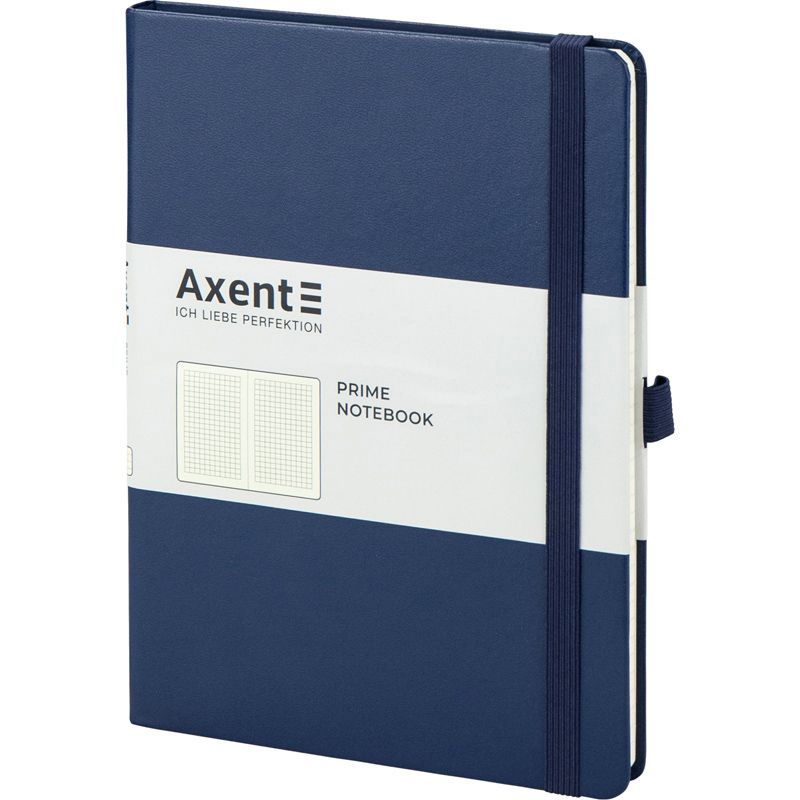 Книга записна Partner Prime, 145*210, 96арк, кліт, синя фото 2 Книга записна Partner Prime, 145*210, 96арк, кліт, синя фото 2