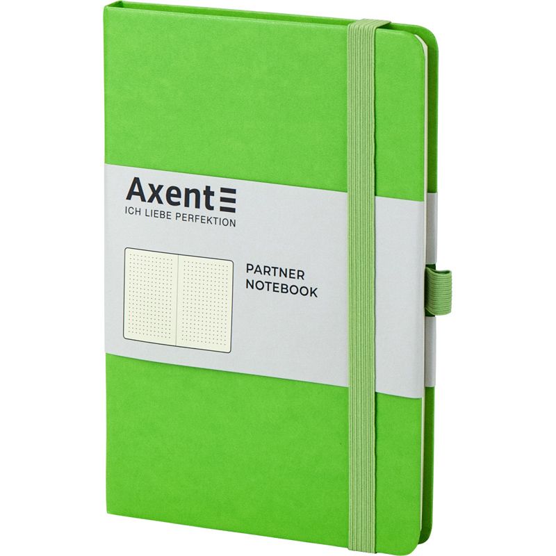 Книга записна Partner, 125*195, 96арк, крап, салатова фото 2 Книга записна Partner, 125*195, 96арк, крап, салатова фото 2