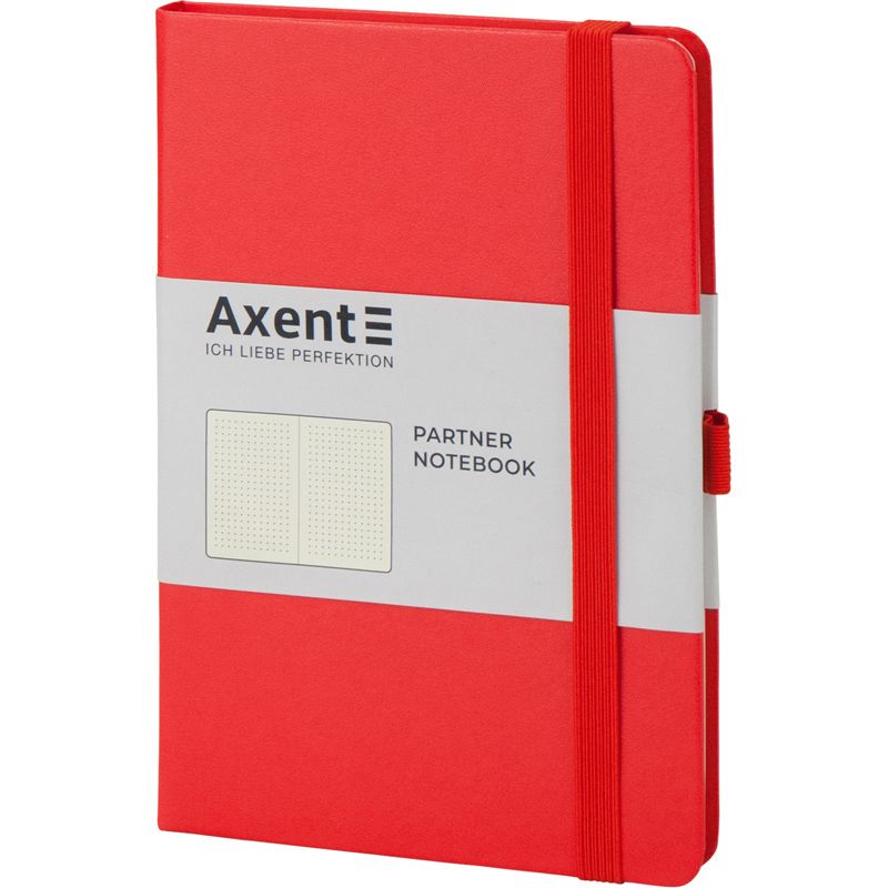 Книга записна Partner, 125*195, 96арк, крап, червона фото 2 Книга записна Partner, 125*195, 96арк, крап, червона фото 2