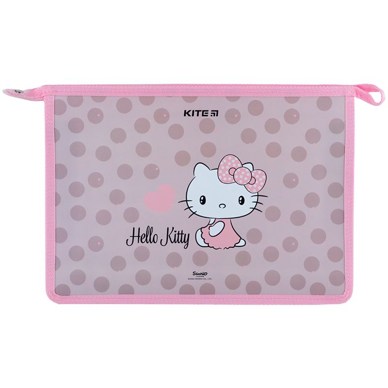 Папка на блискавці A4+, Hello Kitty фото 2 Папка на блискавці A4+, Hello Kitty фото 2