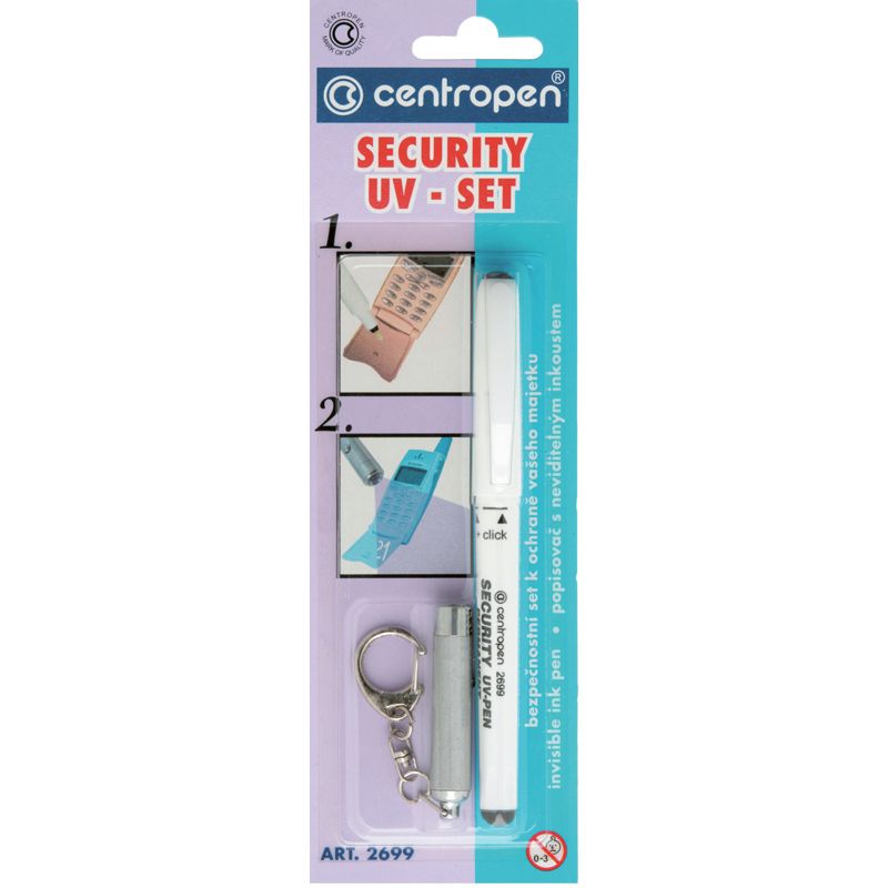 Маркер Security UV-Pen 2699 з ліхтариком (блістер)  фото 2