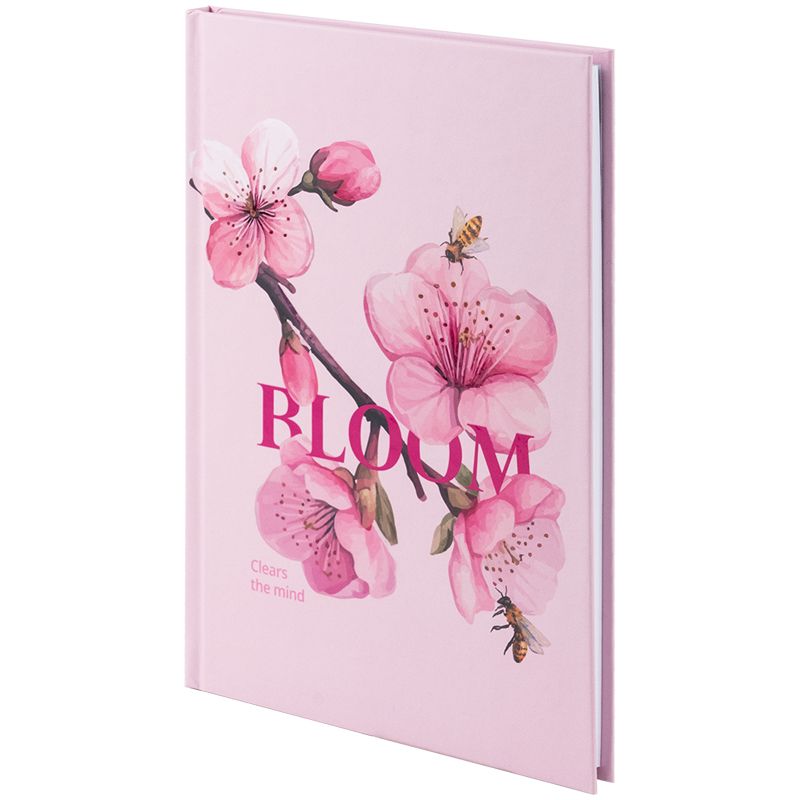 Книга записна тверда обкл.  А5, 96 арк. , кліт. , Bloom  фото 2