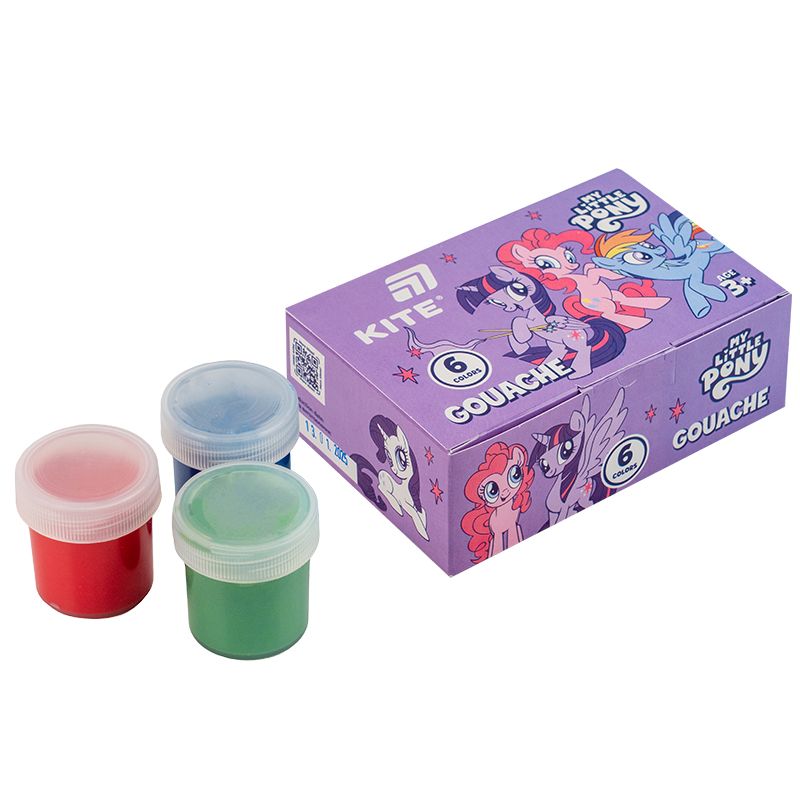 Гуаш, 6 кол. , 20 мл LP  фото 2