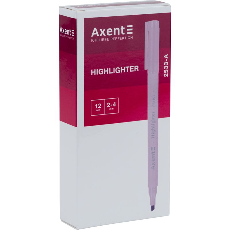 Маркер Highlighter Pastel 2533-A, 2-4 мм клиноп.  м'ятний  фото 2