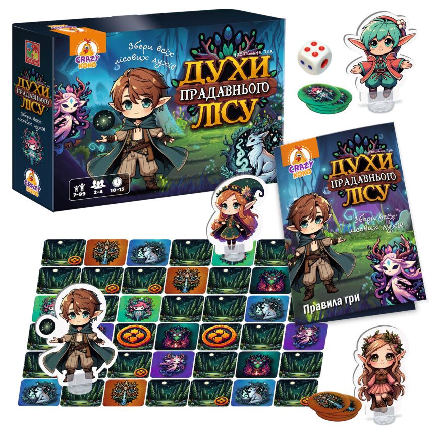 Гра настільна Vladi Toys розважальна. Духи прадавнього лісу фото 2 Гра настільна Vladi Toys розважальна. Духи прадавнього лісу фото 2