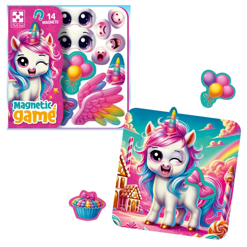 Гра розвиваюча Vladi Toys магнітна "Емоції Єдиноріжки" (укр) фото 2 Гра розвиваюча Vladi Toys магнітна "Емоції Єдиноріжки" (укр) фото 2