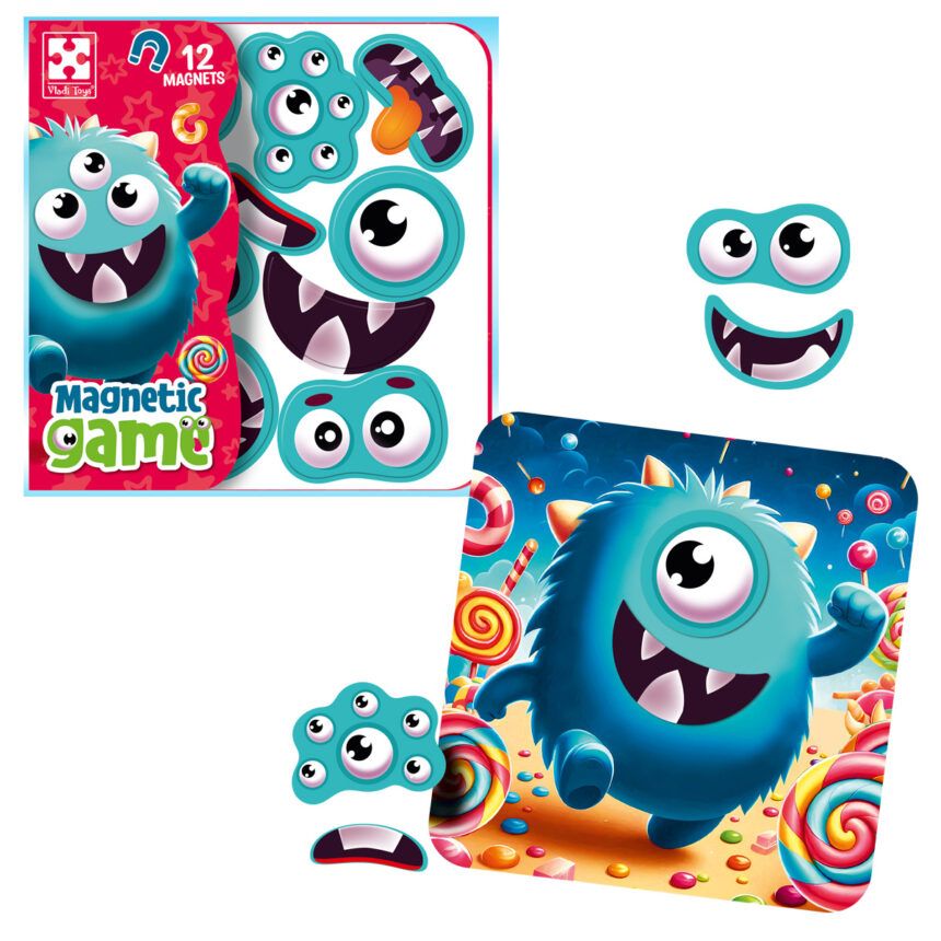 Гра розвиваюча Vladi Toys магнітна "Емоції Монстрика" (укр) фото 2 Гра розвиваюча Vladi Toys магнітна "Емоції Монстрика" (укр) фото 2