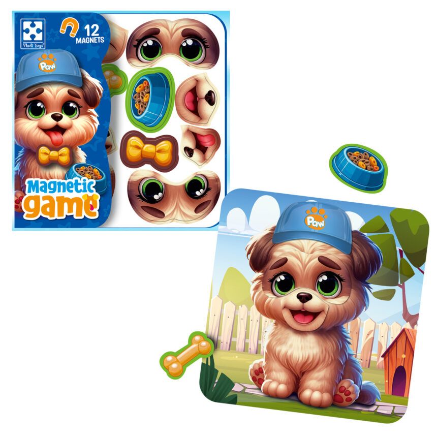 Гра розвиваюча Vladi Toys магнітна "Емоції Песика" (укр) фото 2 Гра розвиваюча Vladi Toys магнітна "Емоції Песика" (укр) фото 2