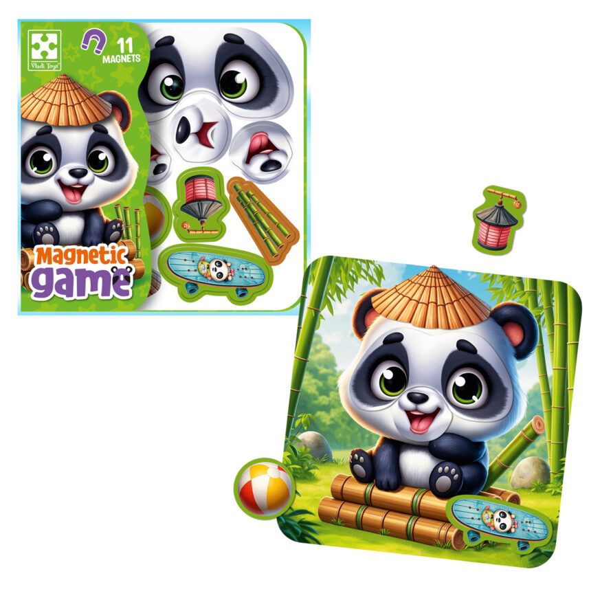 Гра розвиваюча Vladi Toys магнітна "Емоції Пандочки" (укр) фото 2 Гра розвиваюча Vladi Toys магнітна "Емоції Пандочки" (укр) фото 2