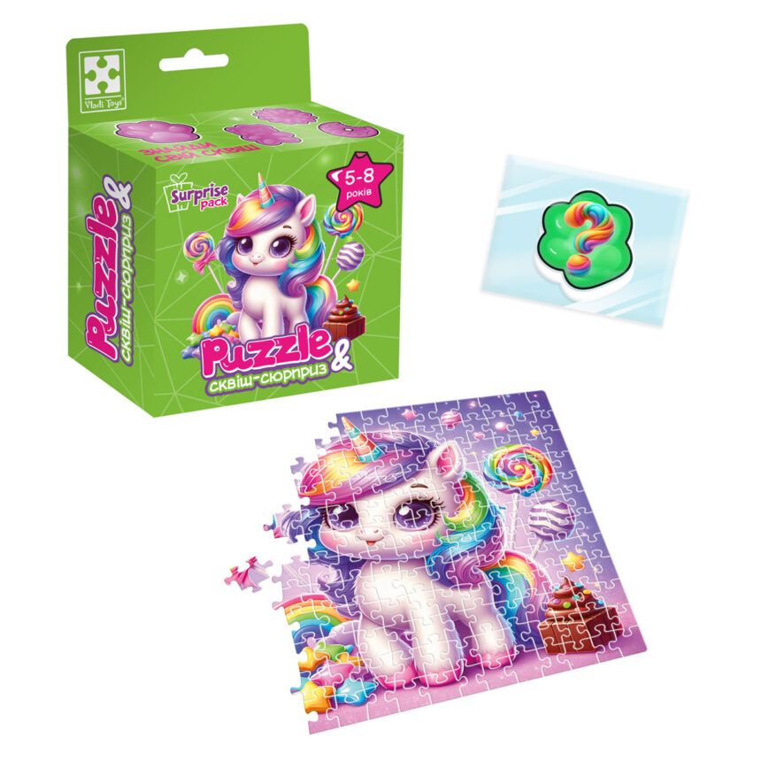 Гра розвиваюча пазли із сюрпризом "Єдиноріжка 2" Vladi toys (укр) фото 2 Гра розвиваюча пазли із сюрпризом "Єдиноріжка 2" Vladi toys (укр) фото 2