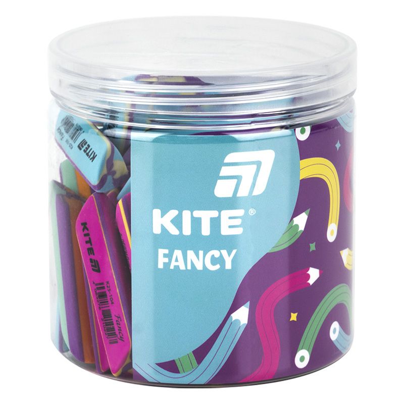 Гумка кольорова Fancy, асорті  фото 2