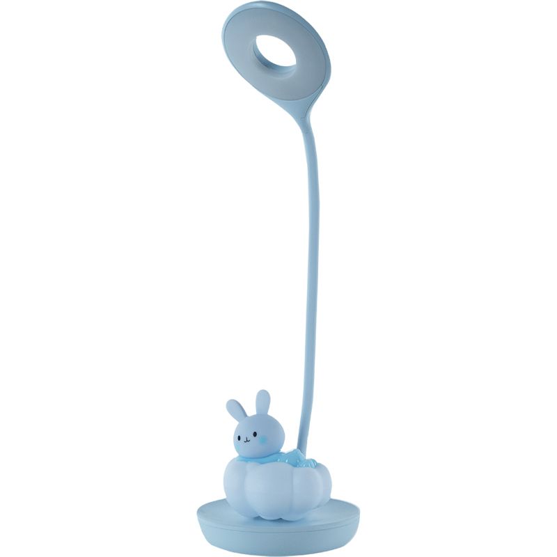 Настільна лампа LED з акумулятором Cloudy Bunny, блакитний фото 2 Настільна лампа LED з акумулятором Cloudy Bunny, блакитний фото 2