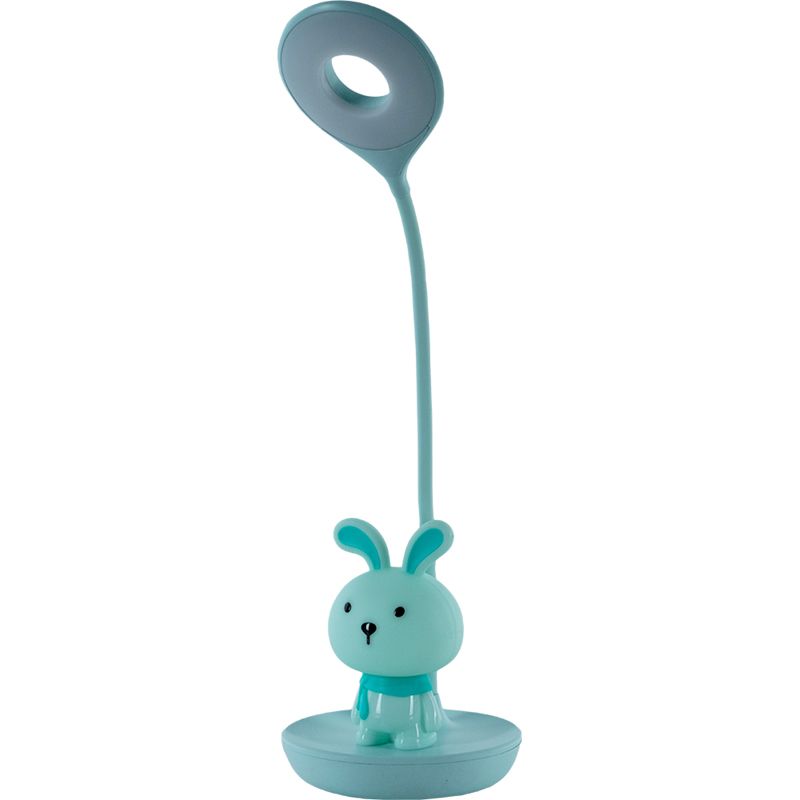 Настільна лампа LED з акумулятором Bunny, зелений фото 2 Настільна лампа LED з акумулятором Bunny, зелений фото 2