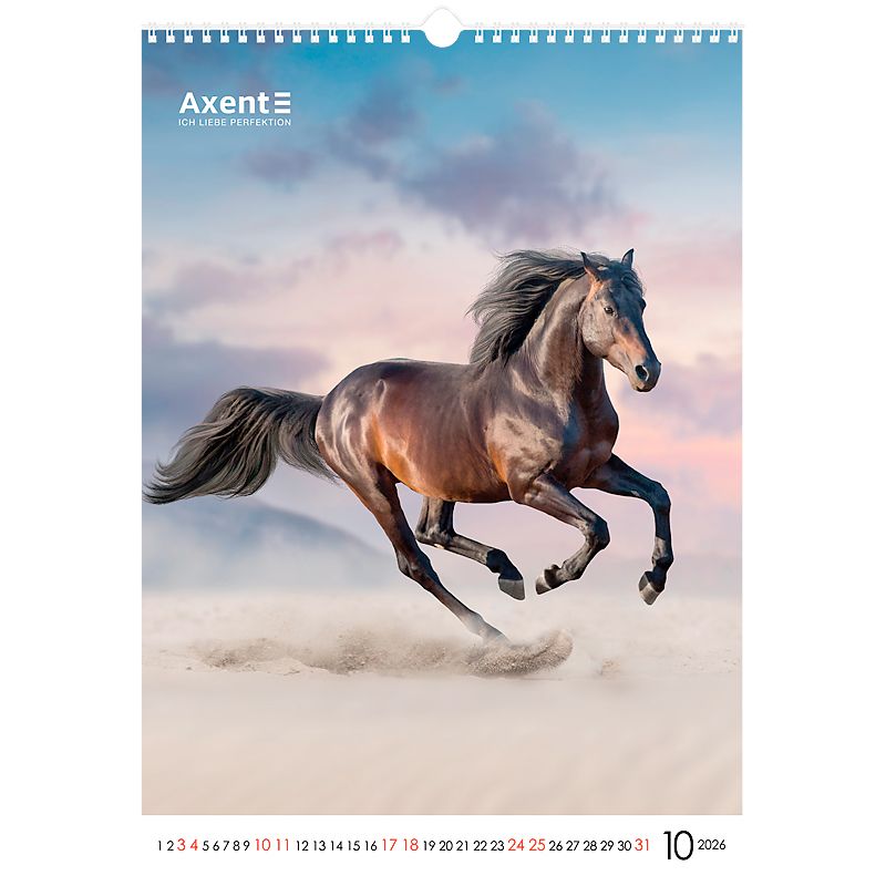 Календар настінний А3 2026 р. , Horses фото 2 Календар настінний А3 2026 р. , Horses фото 2