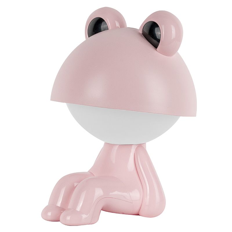 Світильник-нічник LED з акумулятором Cute Froggy, рожевий фото 2 Світильник-нічник LED з акумулятором Cute Froggy, рожевий фото 2