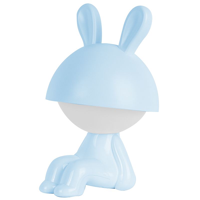 Світильник-нічник LED з акумулятором Cute Bunny, блакитний фото 2 Світильник-нічник LED з акумулятором Cute Bunny, блакитний фото 2