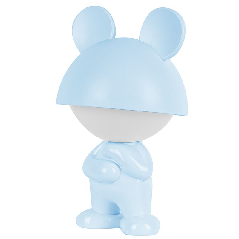 Світильник-нічник LED з акумулятором Dreamy Mouse, блакитний фото 2 Світильник-нічник LED з акумулятором Dreamy Mouse, блакитний фото 2