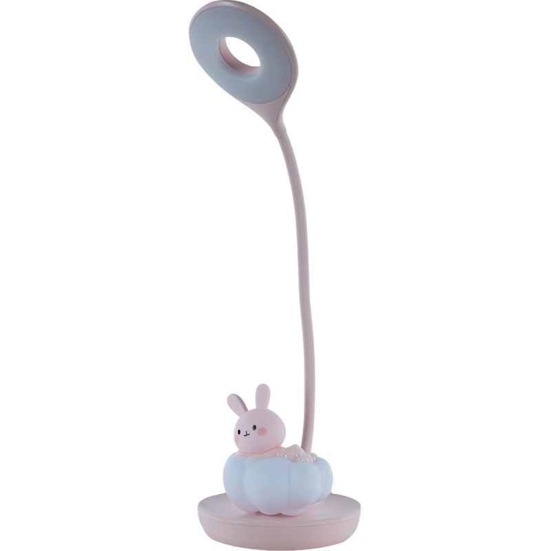 Настільна лампа LED з акумулятором Cloudy Bunny, рожевий фото 2 Настільна лампа LED з акумулятором Cloudy Bunny, рожевий фото 2