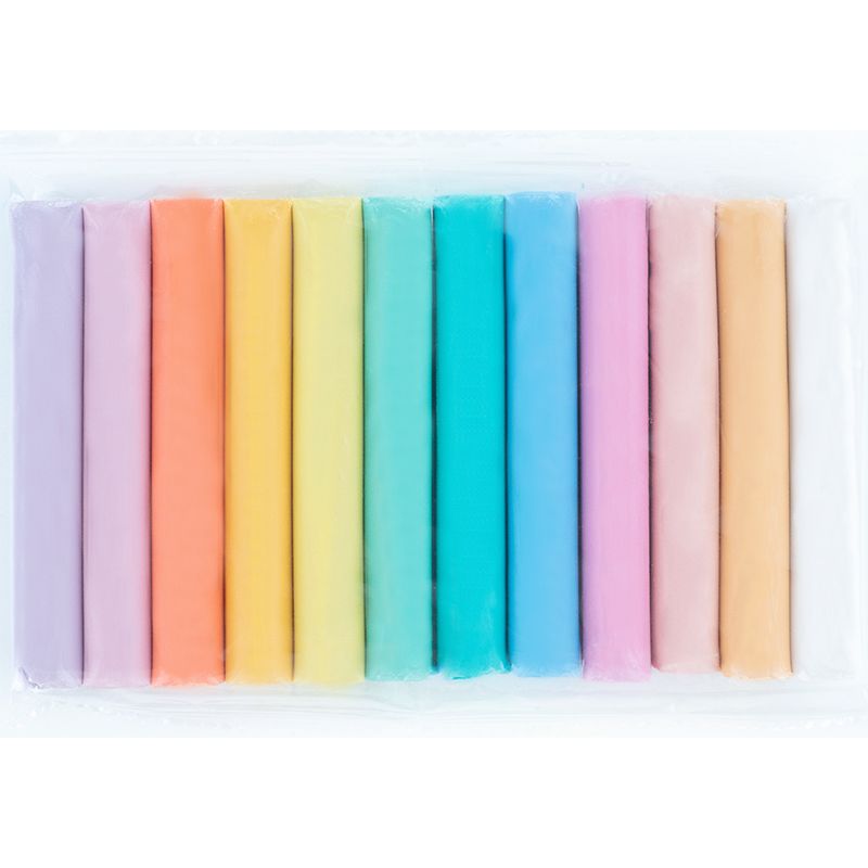 Пластилін восковий, 12 кольорів, 200 г.  Kite Creative Pastel  фото 2