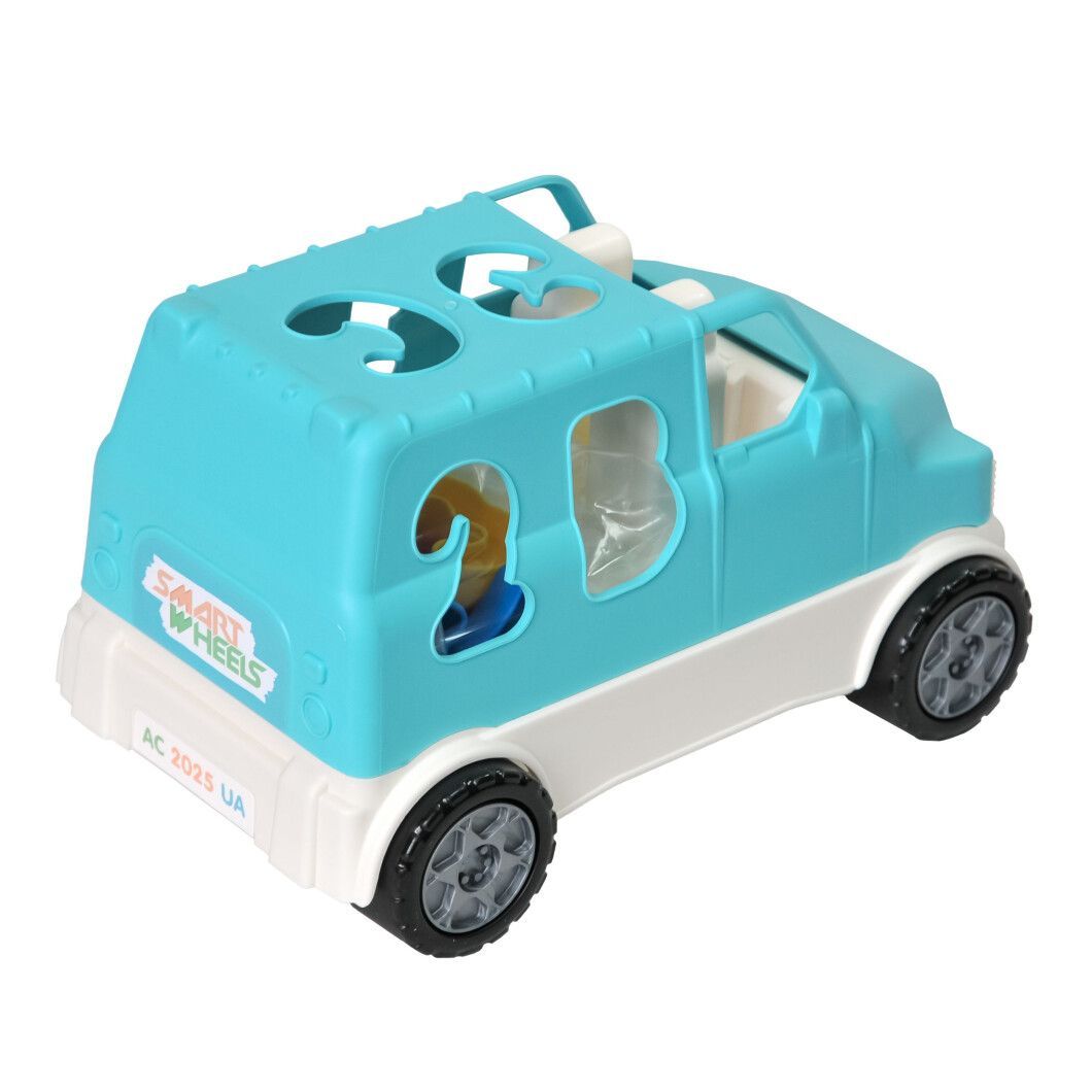 Авто "Smart Wheels"  сортер 6 ел.  (бірюзовий)  фото 2