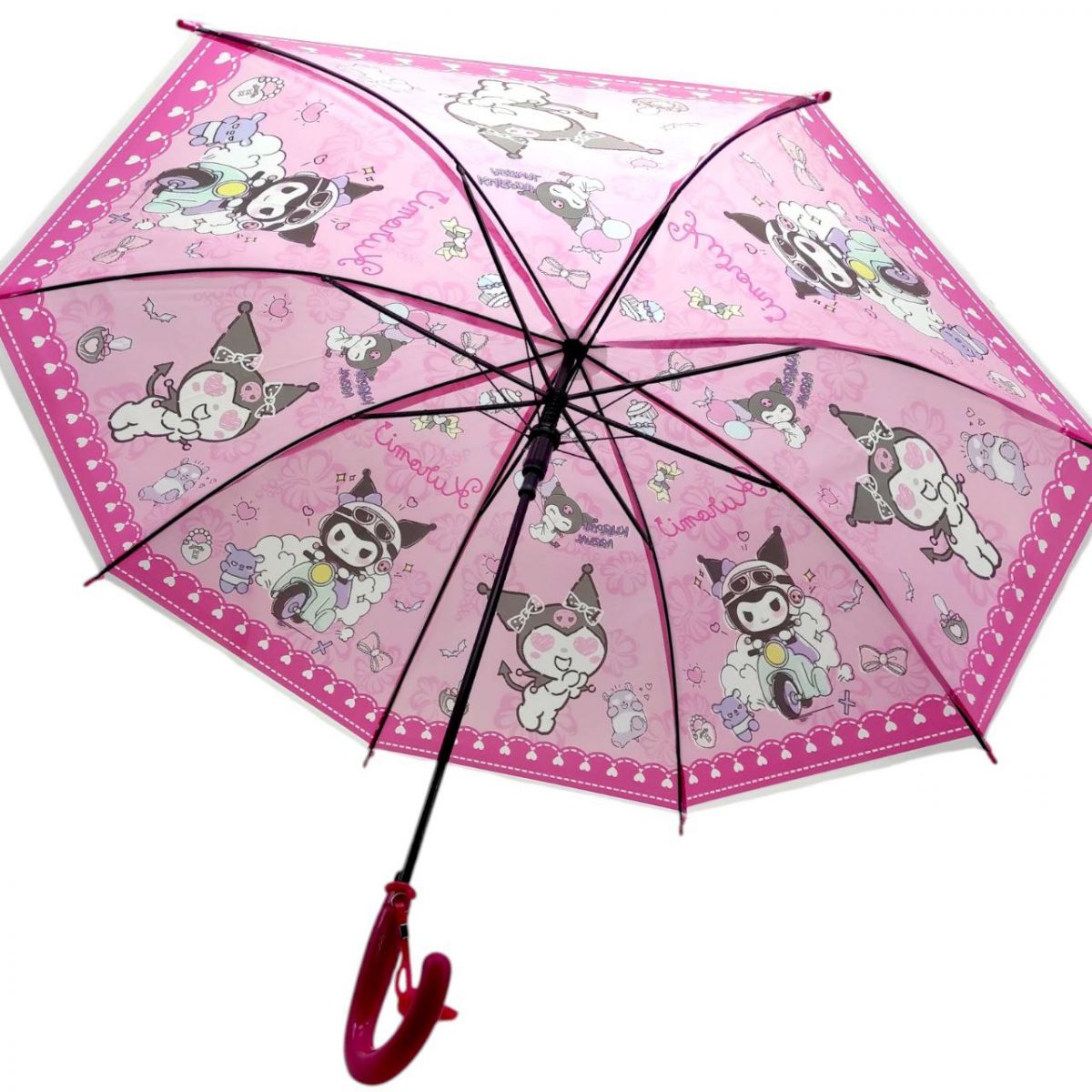Парасолька “Sanrio” (висота - 66 см; діаметр - 81 см) рожевий вид 2  фото 2