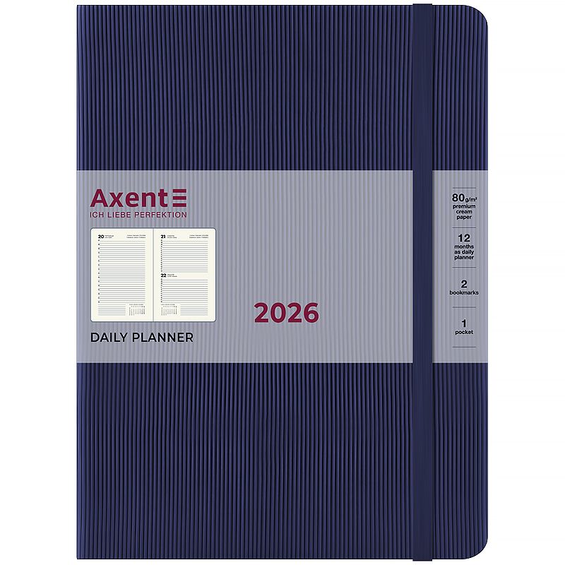 Щоденник 2026 Grand Lines, 195*255, синій фото 2 Щоденник 2026 Grand Lines, 195*255, синій фото 2