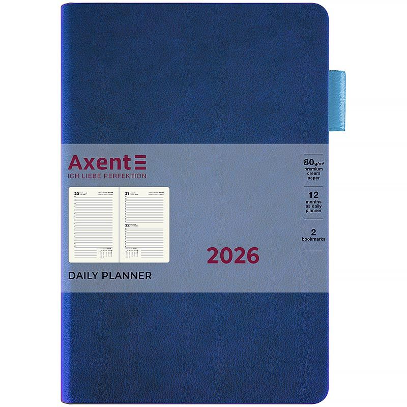 Щоденник 2026 Partner Soft Muse, 145*210, синій фото 2 Щоденник 2026 Partner Soft Muse, 145*210, синій фото 2