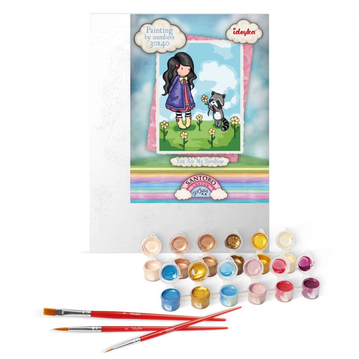Картина за номерами "You Are My Sunshine Santoro Gorjuss Collection" 30х40 см  фото 2