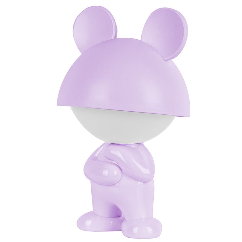 Світильник-нічник LED з акумулятором Dreamy Mouse, фіолетовий  фото 2 Світильник-нічник LED з акумулятором Dreamy Mouse, фіолетовий  фото 2