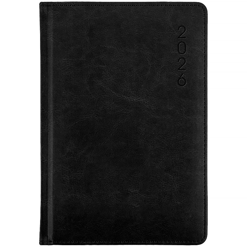 Щоденник 2026 Classic Lux, 145*210, слп/т чорний фото 2 Щоденник 2026 Classic Lux, 145*210, слп/т чорний фото 2