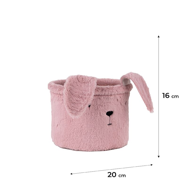 Кошик для зберігання 3100 Lovely Rabbit 20х16 см, плюшевий  фото 2