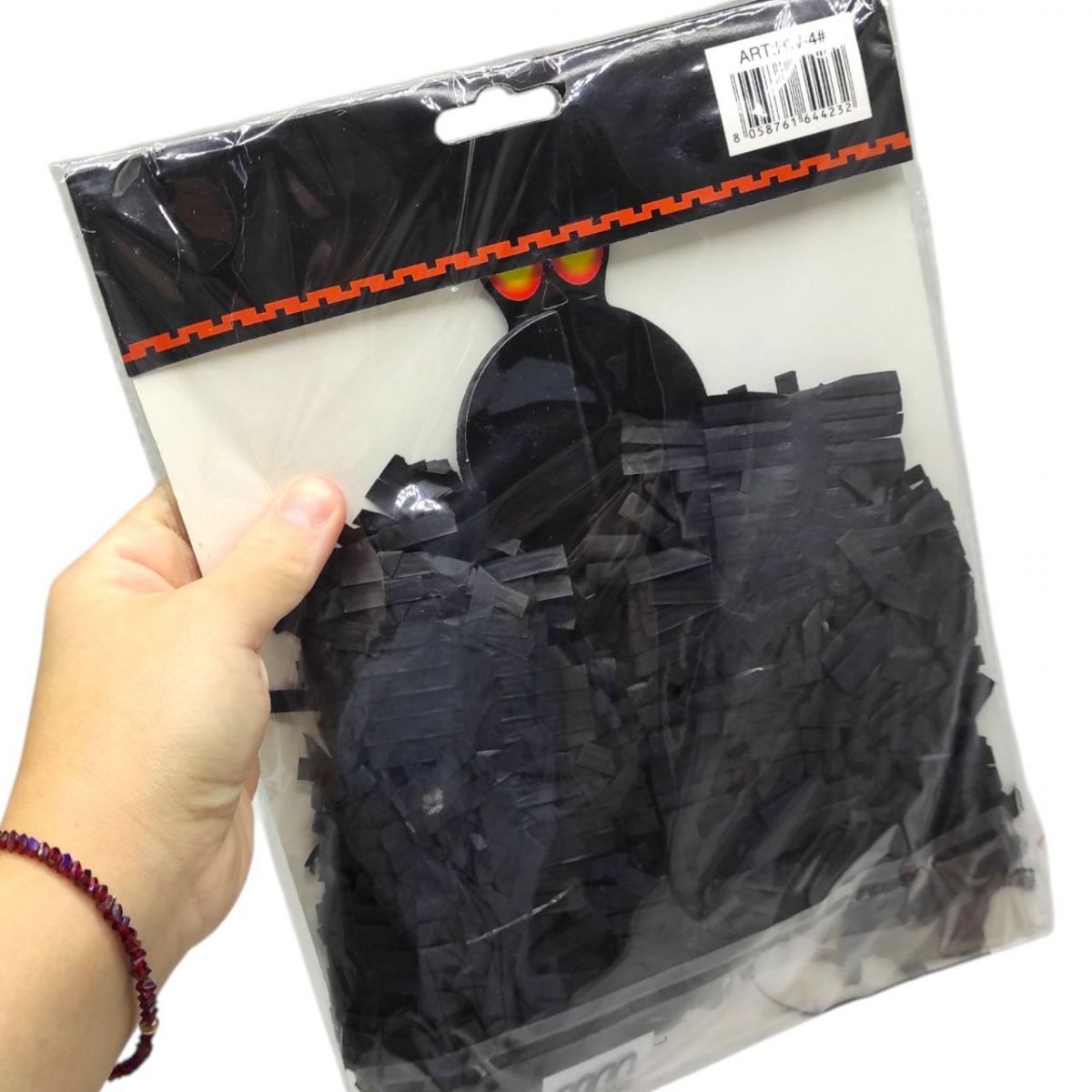 Підвісний декор "Павук" на Хелловін  фото 2