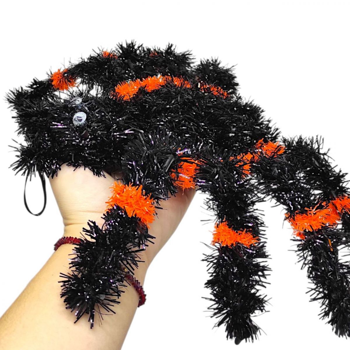 Підвісний декор "Павук" на Хелловін  фото 2