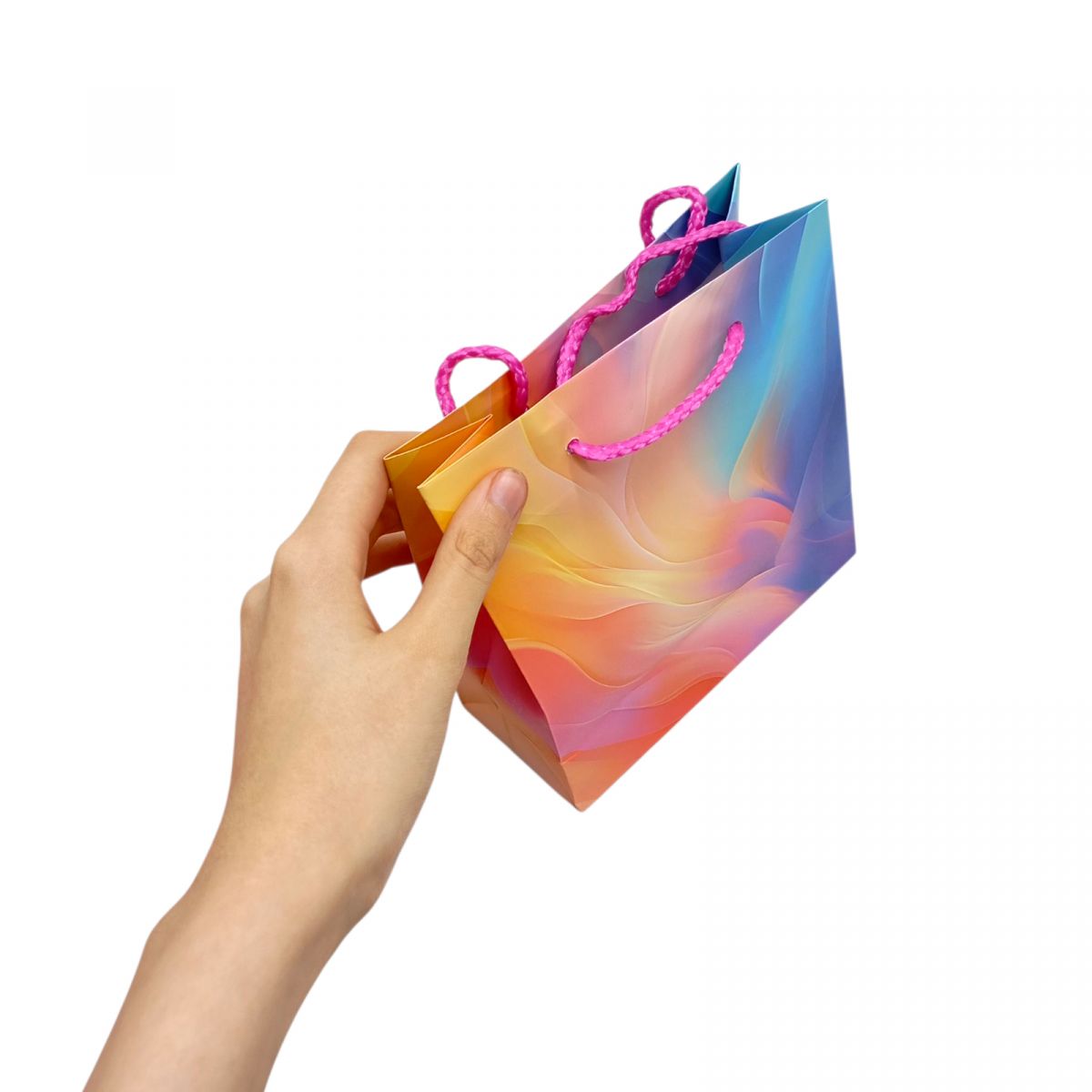 Пакет бумажный 16х16х7 см, праздничный фото 2 Пакет бумажный 16х16х7 см, праздничный фото 2